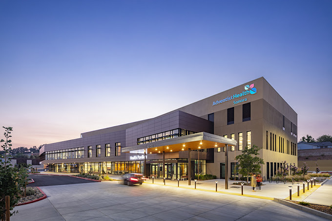 exterior of Adventist Health Sonora hospital building