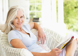 woman in chair