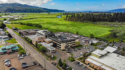 Aerial view Adventist Health Tillamook