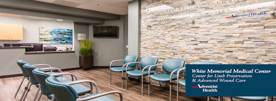 Center for limb preservation and advanced wound care lobby