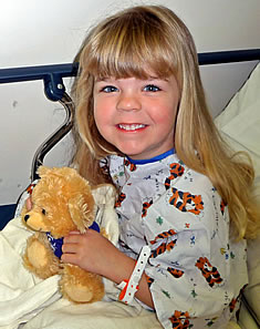 Child with teddy Bear